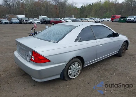 2004 Honda Civic Lx из США, поврежденный, VIN 1HGEM225X4L003248